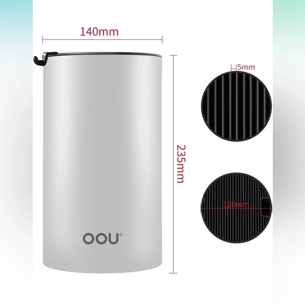 NEW OOU Universal Knife Block Holder Space Saver Knife Organizer White